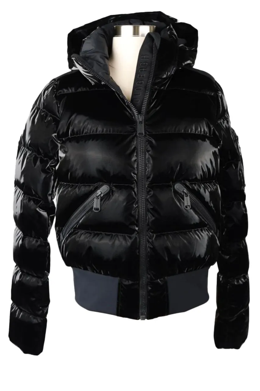 Short Glossy Puffer Jacket