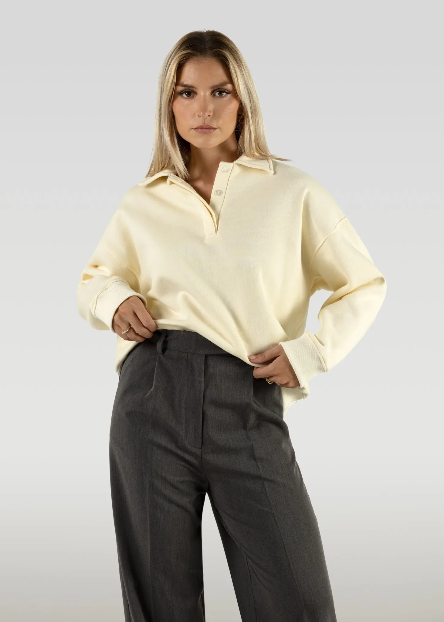 Sidney Pullover Pastel Yellow