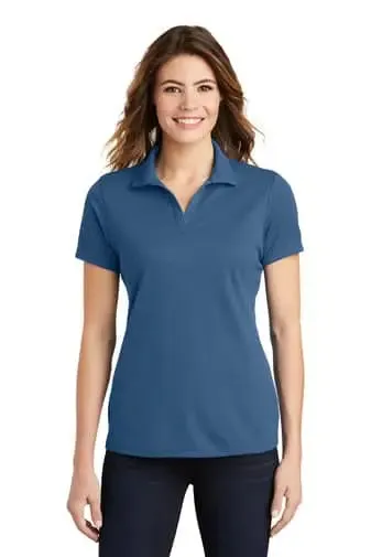 Sport-Tek - Ladies PosiCharge RacerMesh Polo, Dawn Blue