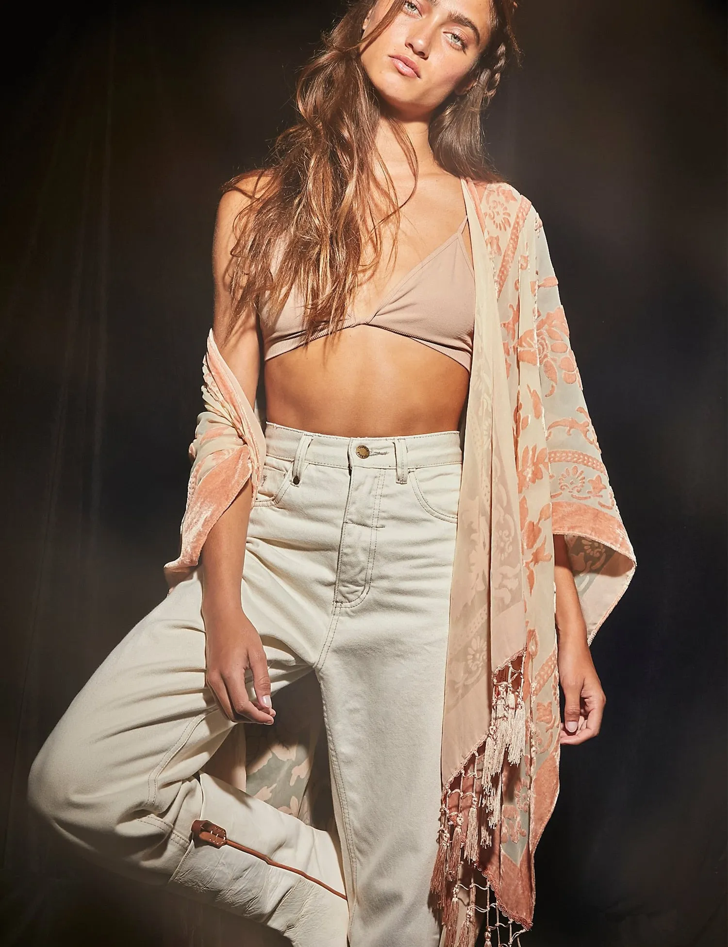 Stevie's Velvet Boho Tassel Kimonos