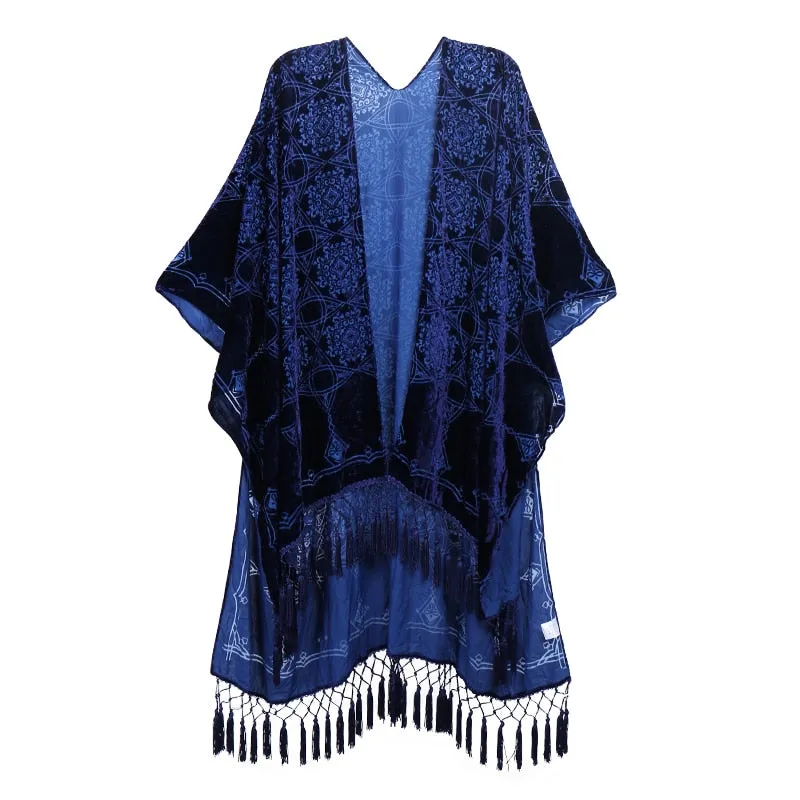 Stevie's Velvet Boho Tassel Kimonos