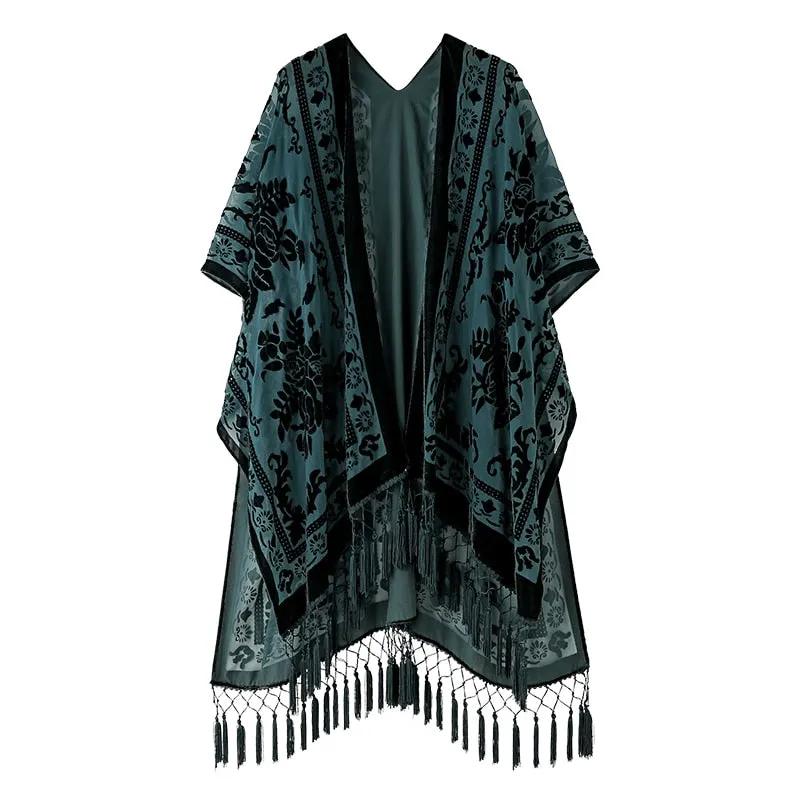 Stevie's Velvet Boho Tassel Kimonos