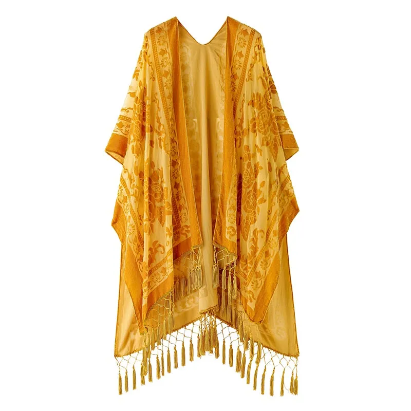 Stevie's Velvet Boho Tassel Kimonos