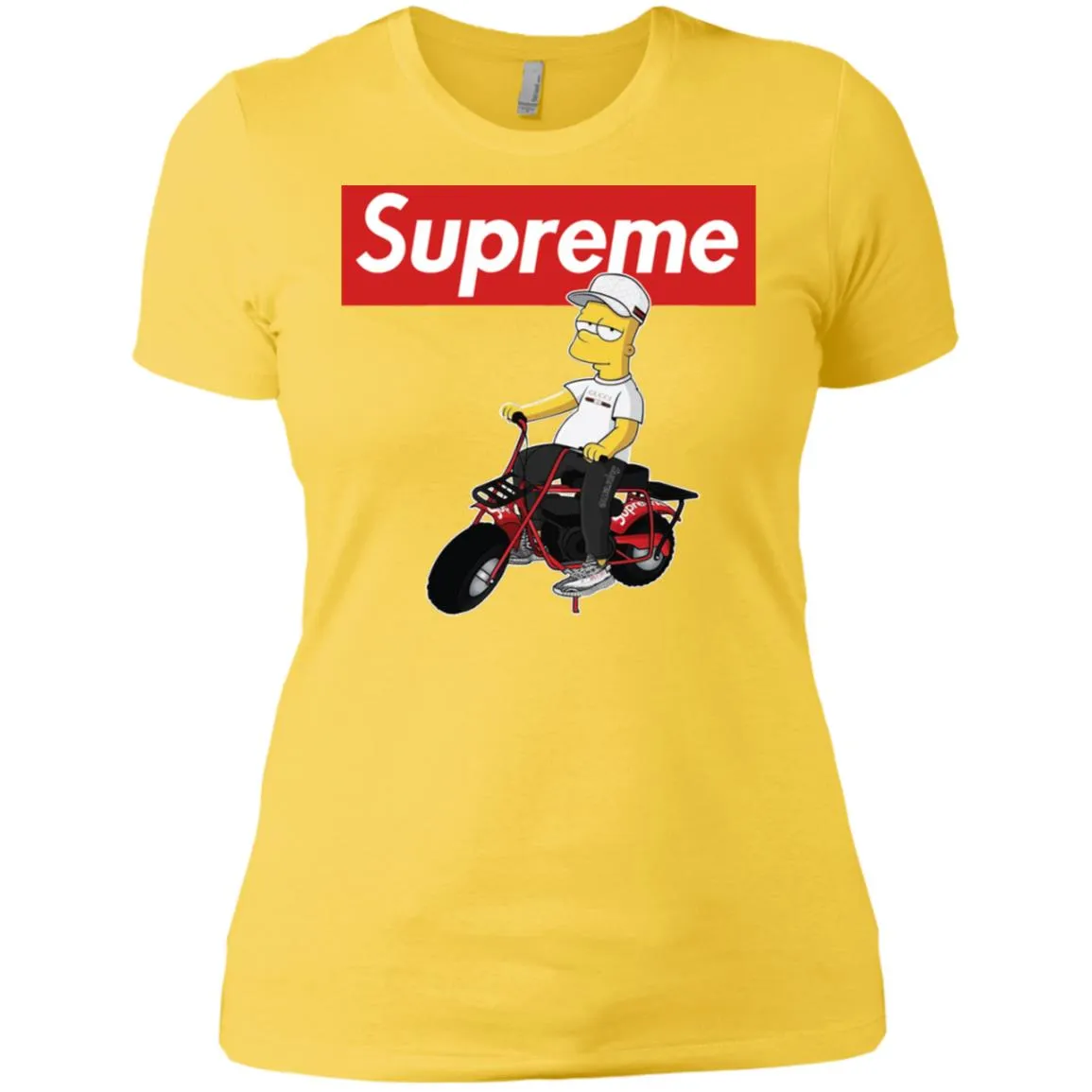 Supreme Car T-shirt Women Cotton T-Shirt