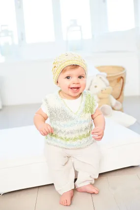 Tank Top, Sweater & Hat Knitting Pattern 10063