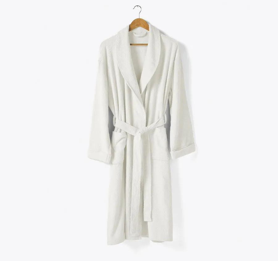 Terry Bathrobe White