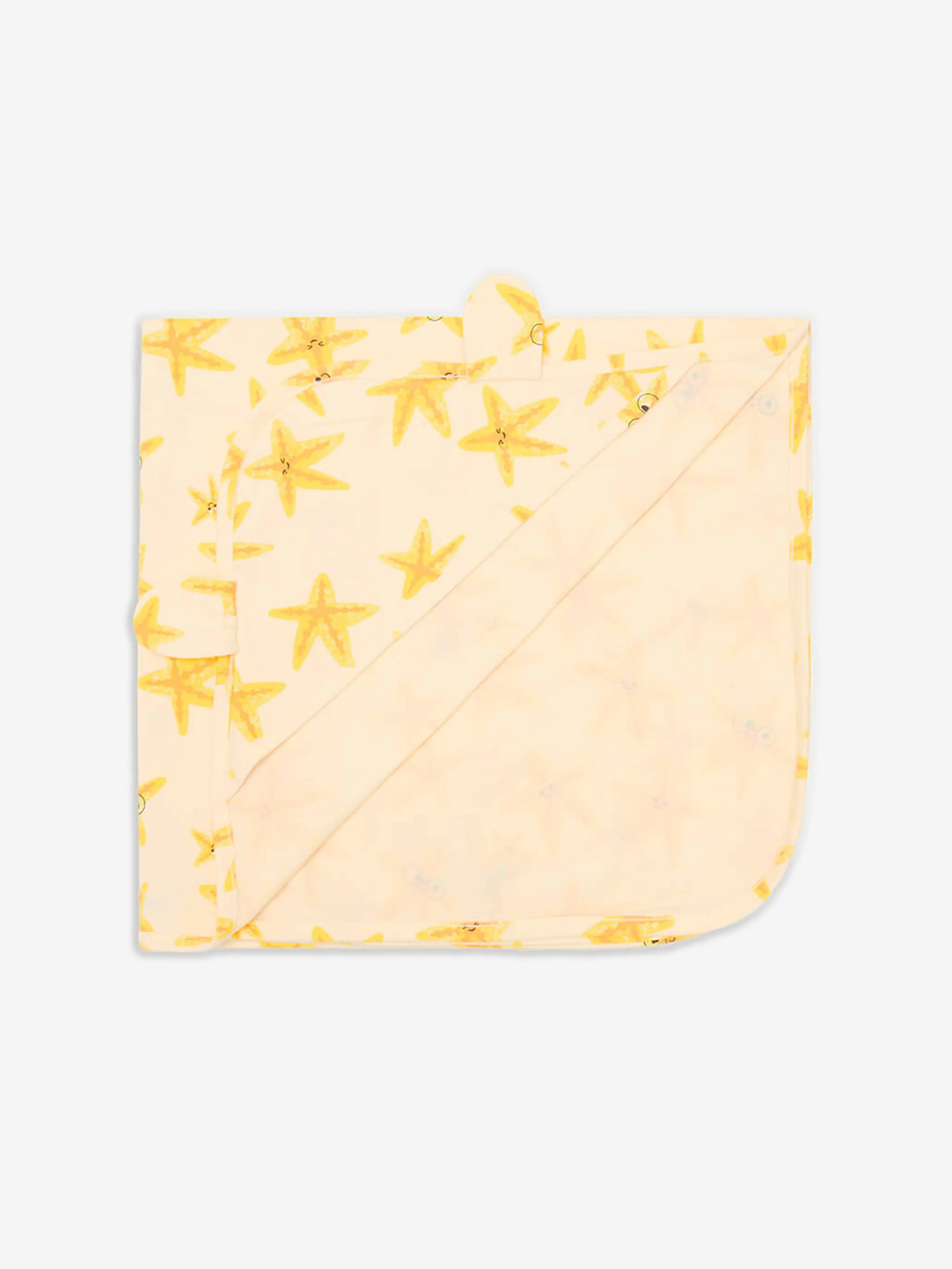 The Bonnie Mob Baby Girls Starfish Shawl in Ivory