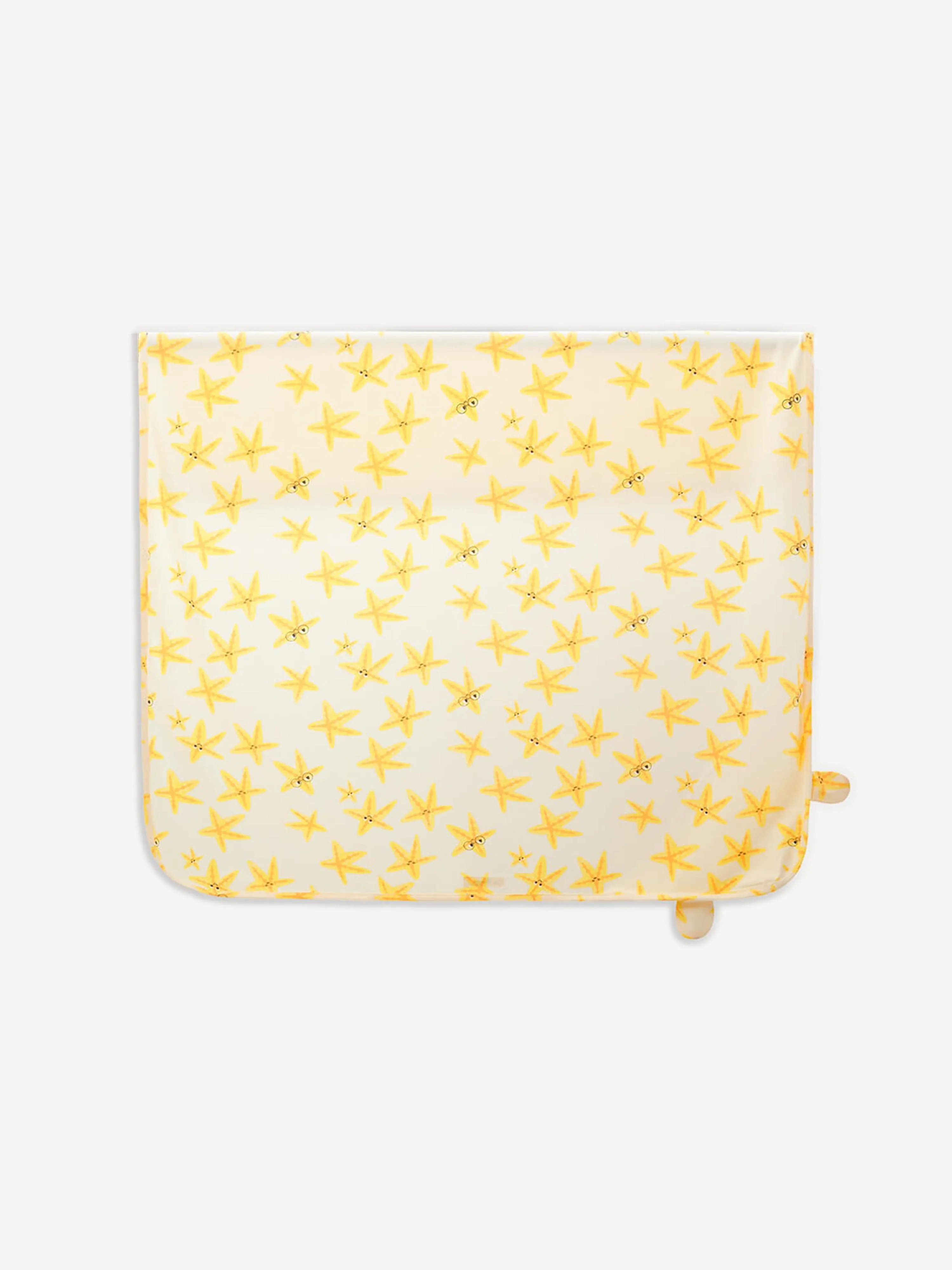 The Bonnie Mob Baby Girls Starfish Shawl in Ivory