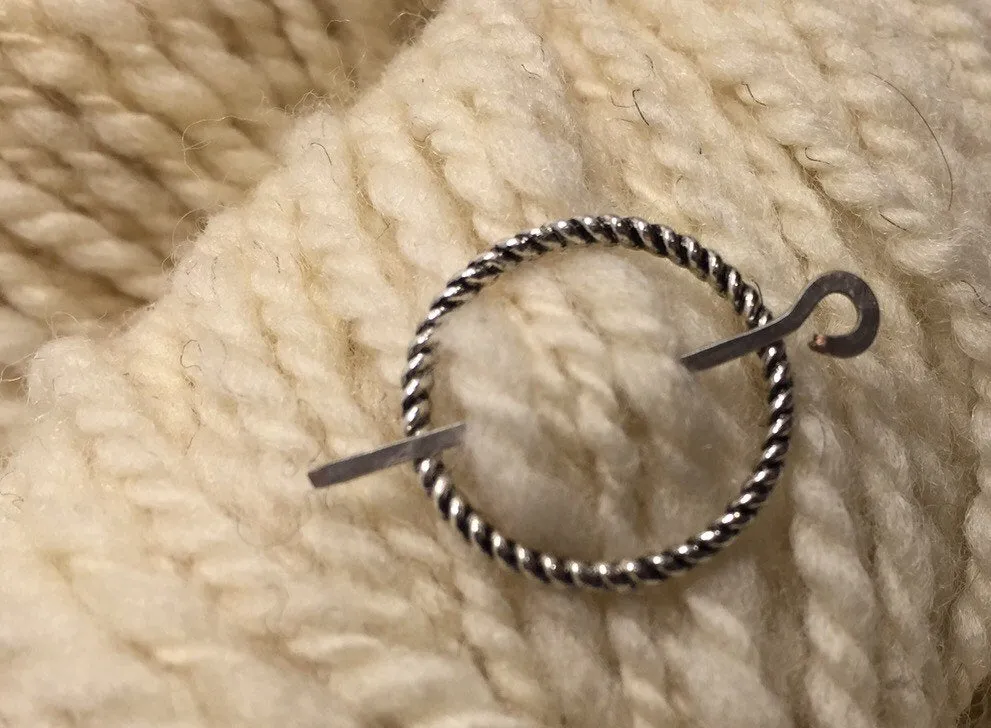 Thornewood ~ Metal Shawl Pin