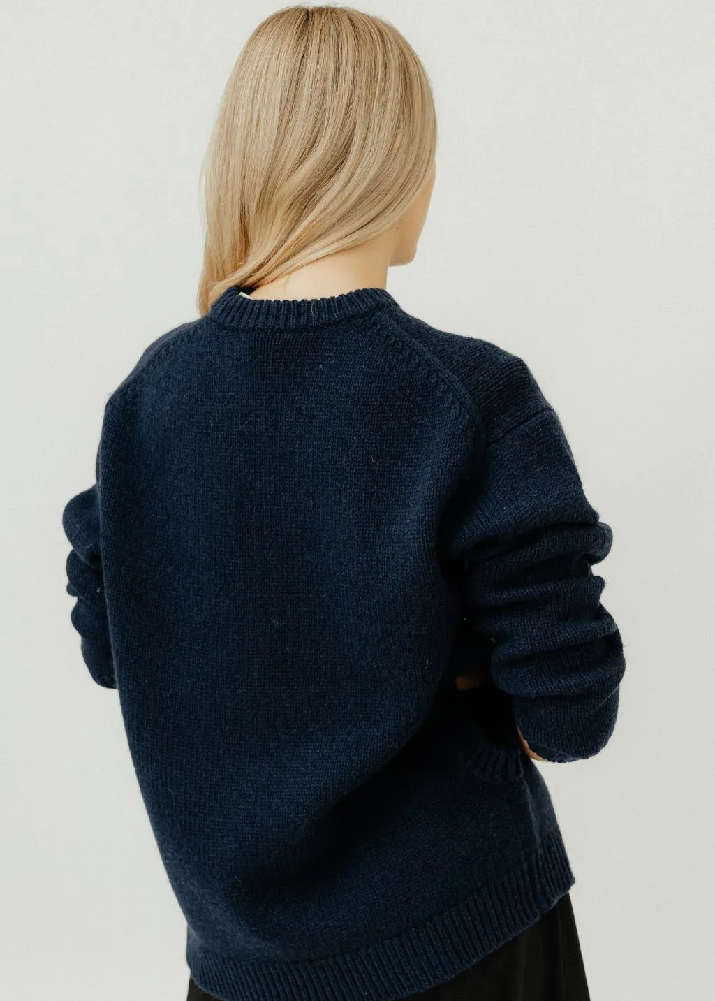 Tibi Soft Lambswool Sweater with Cutout Detail