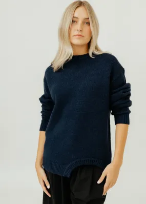 Tibi Soft Lambswool Sweater with Cutout Detail