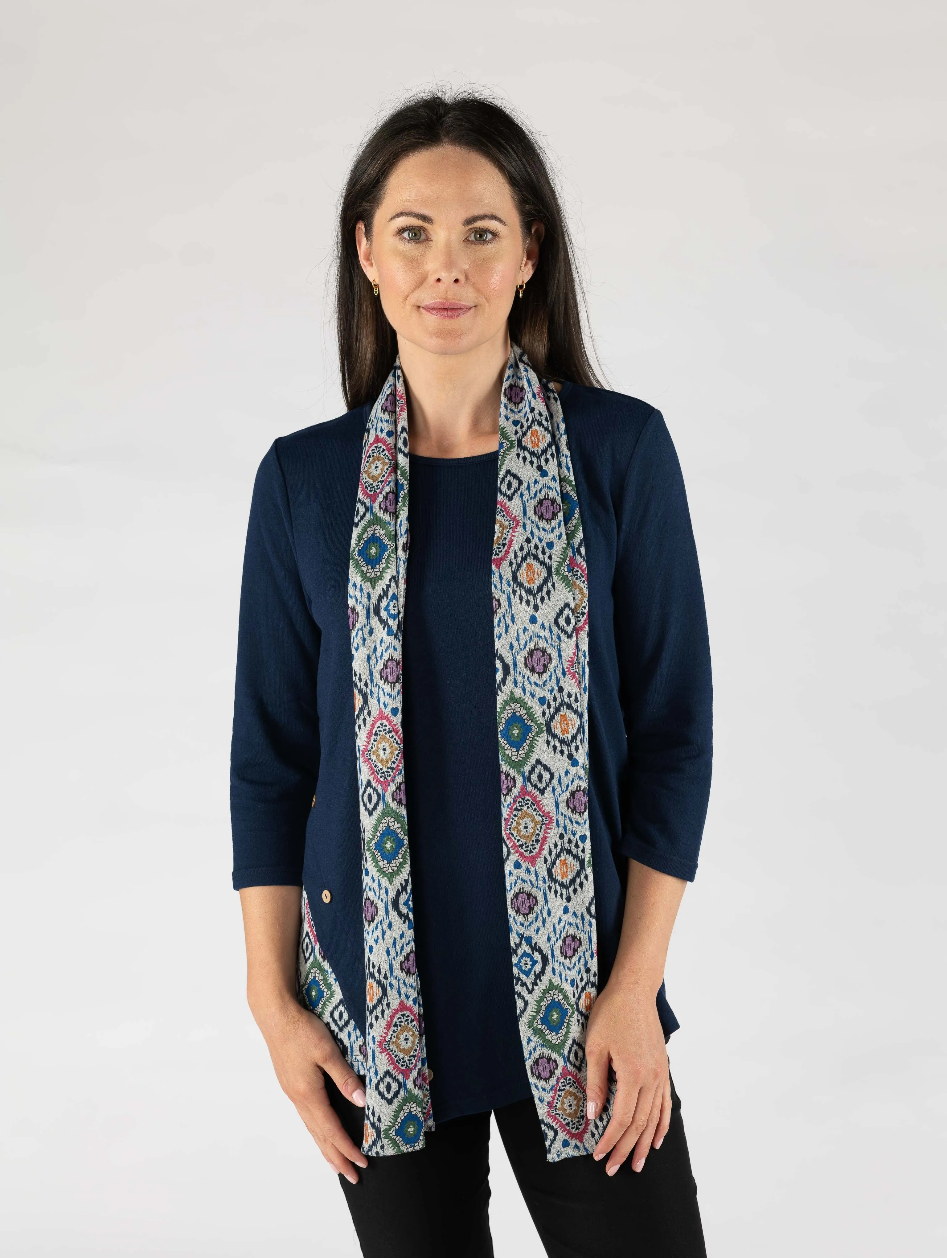 Tunic top with scarf