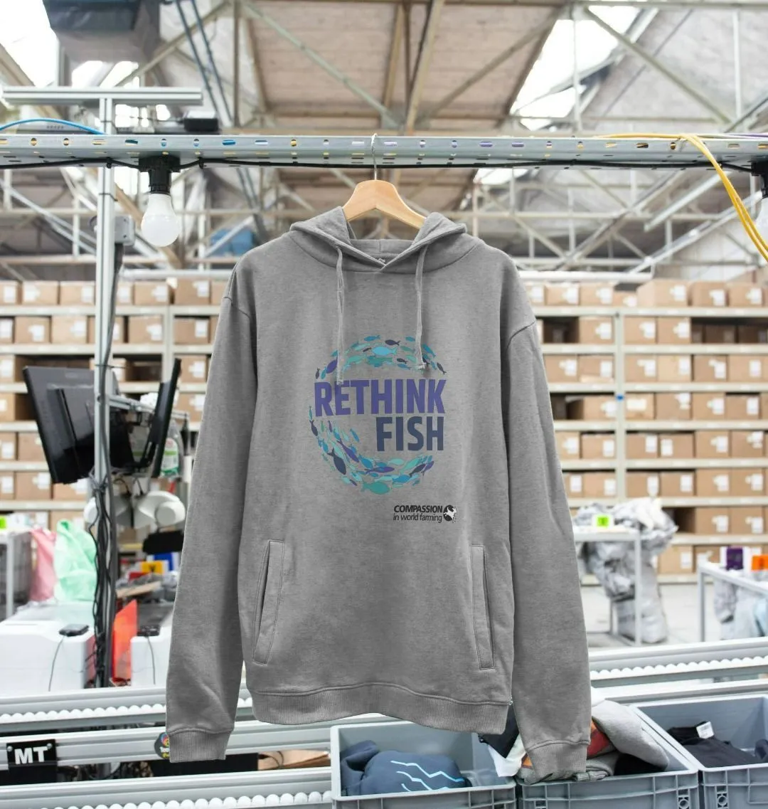 Unisex Rethink Fish Hoodie