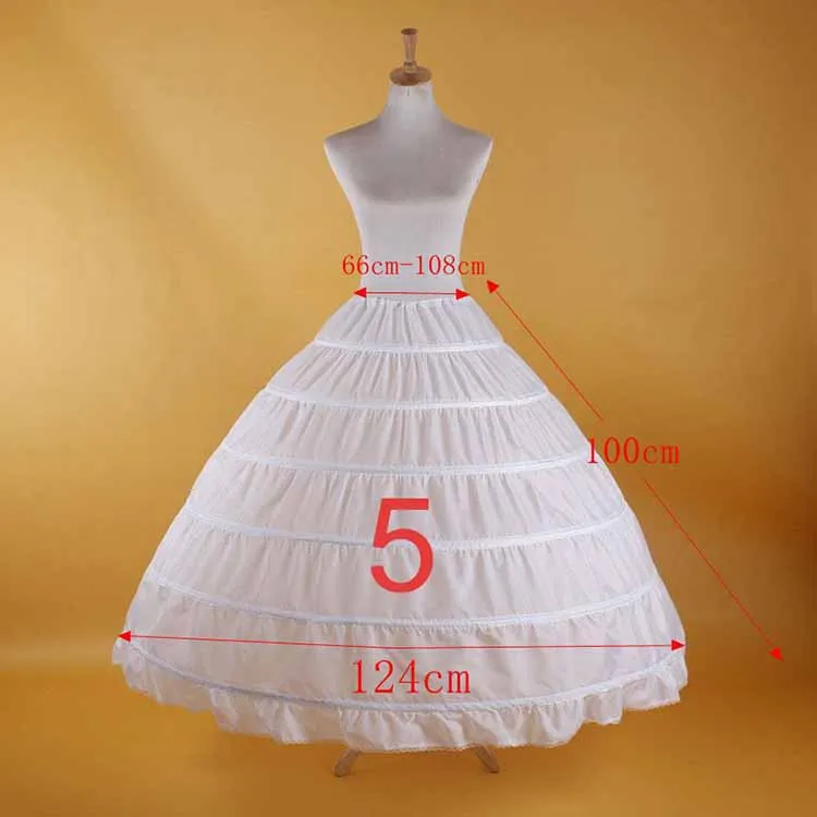 Women Underskirt Slip Crinoline for Bridal Dress Ball Gown Petticoats