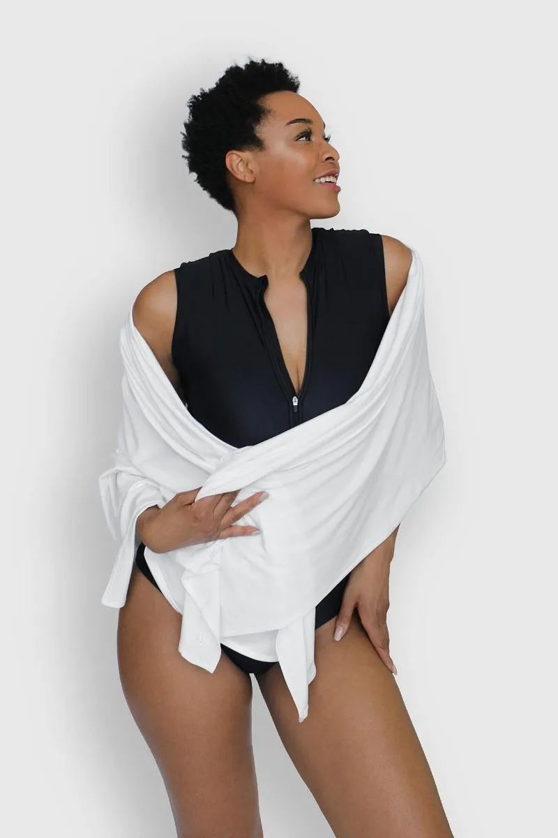 Women's Sanibel Everyday Beach Shawl  |  White