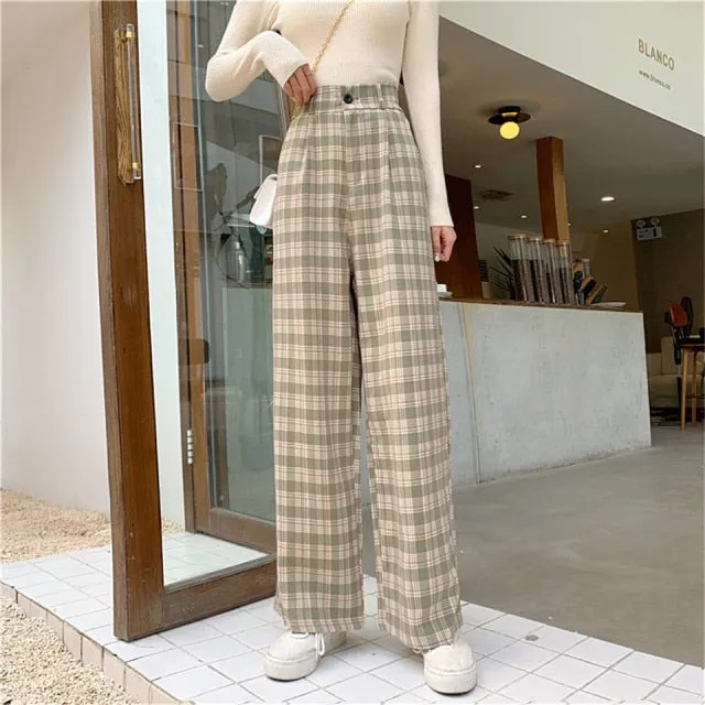 Yeknu Sweatpants Women Clothes Pants Streetwear Winter Fashion Korean Style Wide Leg Harajuku Baggy Black High Waisted Vintage