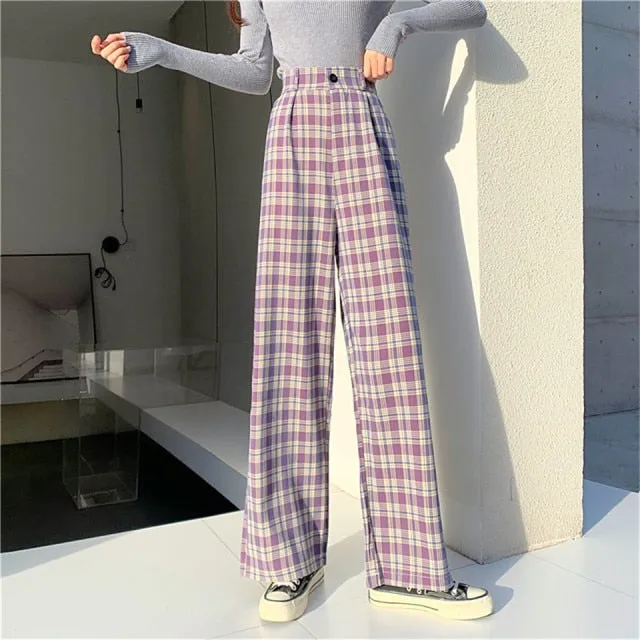 Yeknu Sweatpants Women Clothes Pants Streetwear Winter Fashion Korean Style Wide Leg Harajuku Baggy Black High Waisted Vintage